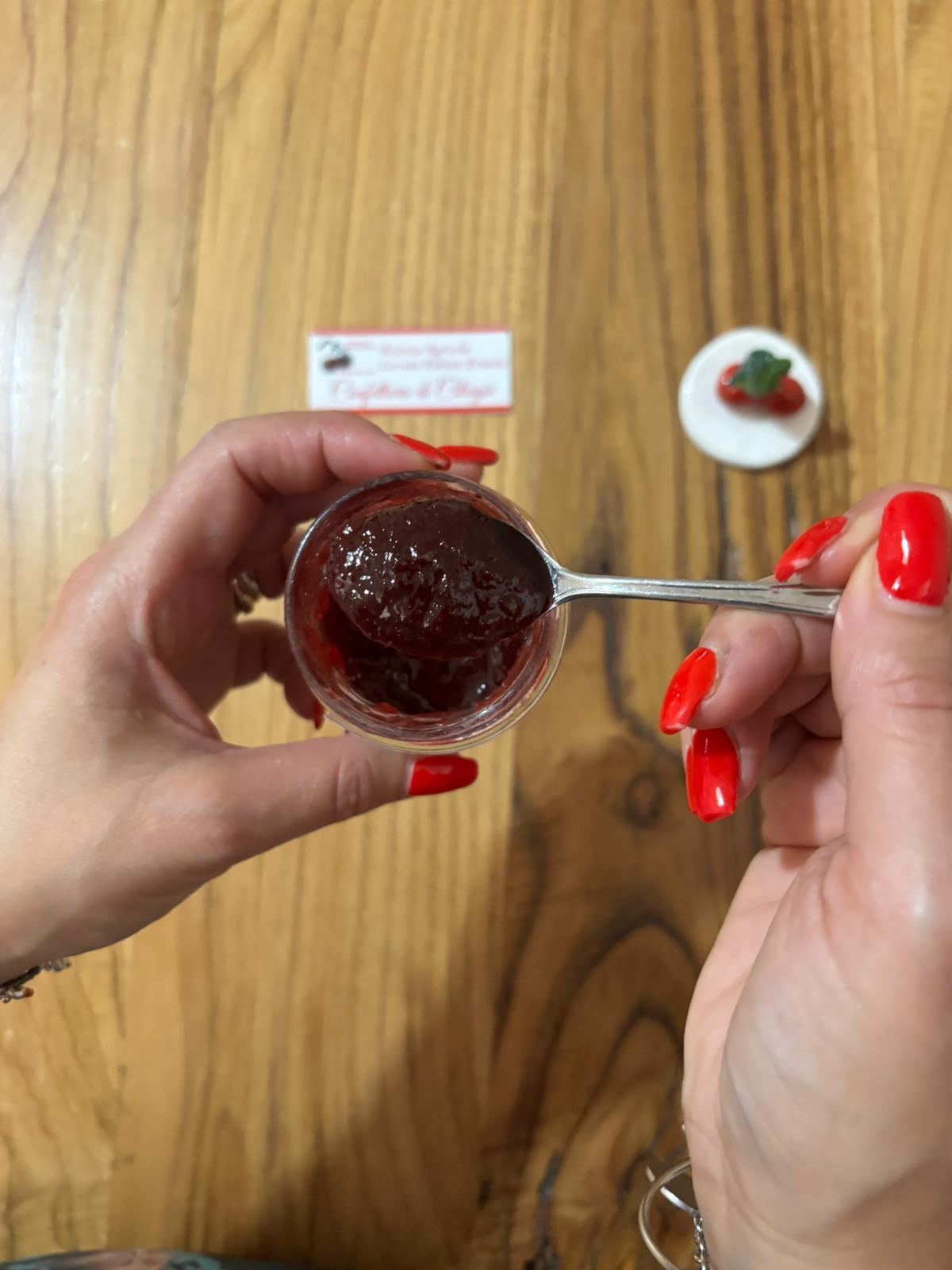 ''RossellaCerasella'' Spernocchia, Confettura Artigianale con Ciliegie di Bracigliano IGP